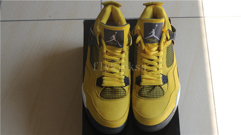 Authentic Air Jordan 4 Retro Lightning